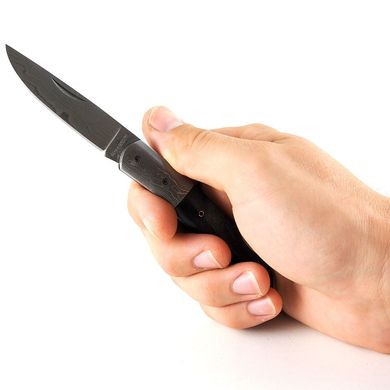 Нож Boker Magnum "Black Bone Damascus" Клинок 7.4 см. Скл.