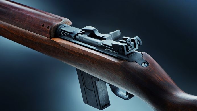Карабін мисливський, нарізний Chiappa firearms M1 RIFLE WOOD кал. 22LR 18" Mat Blued