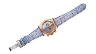 Годинник Traser Lady Blue Chronograph шкіра
