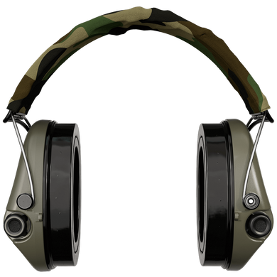 Навушники активні Sordin Supreme Pro-X LED Headband Green GEL, Camouflage Fabric