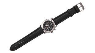 Годинник Traser Classic Alarm BD Steel шкіра