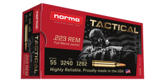 Патрон нарізний, Norma Tactical 223 REM, FMJ,3.6g/55gr