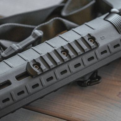 Планка алюмінієва MAGPUL, 9 слотів M-LOK Aluminum Rail Section, 9 Slots, BLK