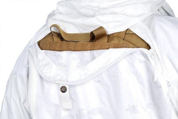 Накидка маскировочная куртка Garm Snow Anorak белая