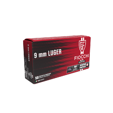 Патрон спортивний Fiocchi кал. 9x19mm  Luger FMJ 115gr