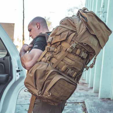 Рюкзак Terminator Pack, розмір XL, Mil, 100 л, коричневий койот