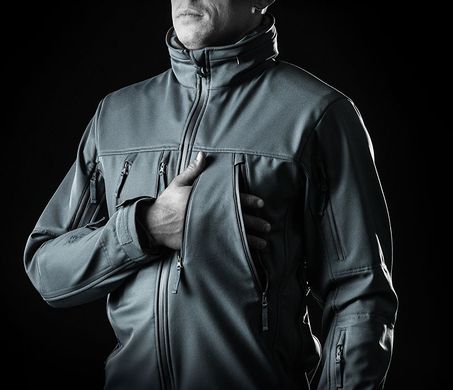Куртка чоловіча UF PRO DELTA Eagle Gen.2 Tactical Softshell металево-сіра
